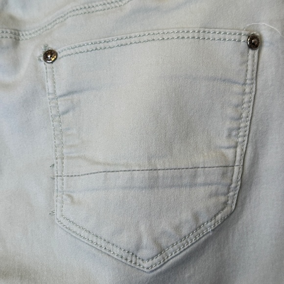 Iris Jeans | Sage Pastel Green Low-Mid Rise Pants Summer Skinny Jeans - Picture 5 of 12